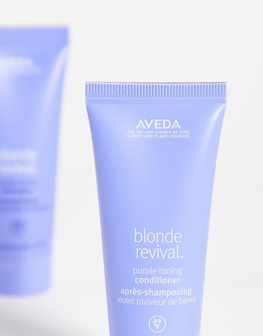 Aveda - Blonde Revival Purple Toning Conditioner - Balsamo riflessante viola da 40ml formato da viaggio, 2 di 4