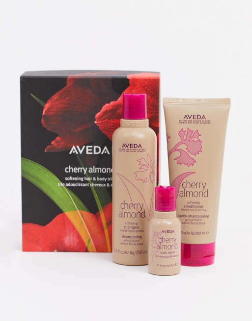 Aveda - Cherry Almond - Trio adoucissant cheveux et corps (d'une valeur de 44 £)