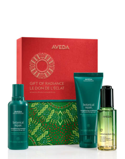 Aveda Gift of Radiance Botanical Repair & Miraculous Oil High-Shine Hair Concentrate Set - 40% Saving - view 1