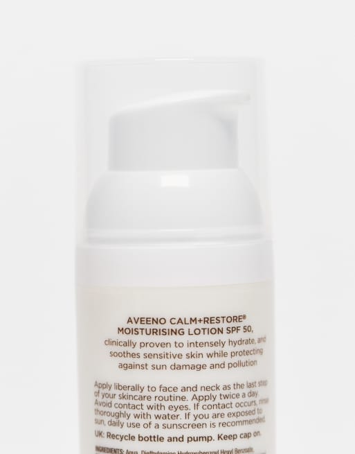 Aveeno CALM+RESTORE Moisturising Lotion SPF 50 - 50ml, 3 of 4