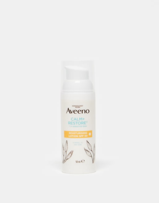 Aveeno CALM+RESTORE Moisturising Lotion SPF 50 - 50ml, 4 of 4