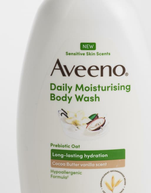 Aveeno Daily Moisturising  Comforting Cocoa Vanilla 300ml body wash, 4 of 4
