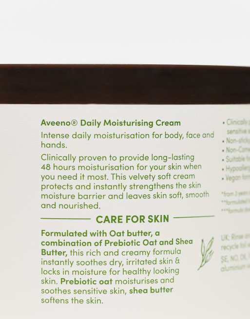 Aveeno Daily Moisturising Cream 400ml, 3 of 4