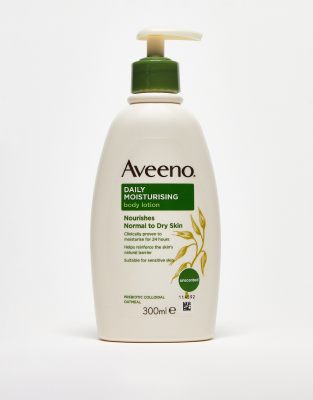 Aveeno Daily Moisturising Lotion 300ml-no Colour In Transparent