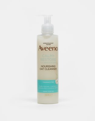 Aveeno Face Calm and Restore Nourishing Oat Cleanser 200ml-No colour