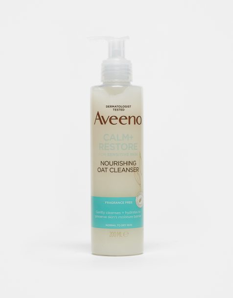 Aveeno Face Calm and Restore Nourishing Oat Cleanser 200ml - view 1
