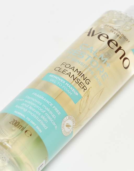 Aveeno Face Calm+Restore Foaming Cleanser 200ml, 4 of 4