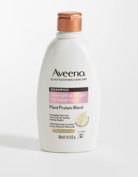 Aveeno Hair Strength + Length Shampoo, Scalp Soothing, Colloidal Oat 300ml - view 1
