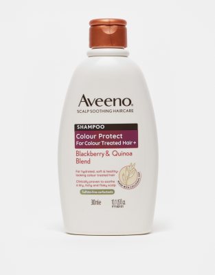 Aveeno Haircare Colour Protect+ Blackberry & Quinoa Blend Shampoo 300ml-No colour