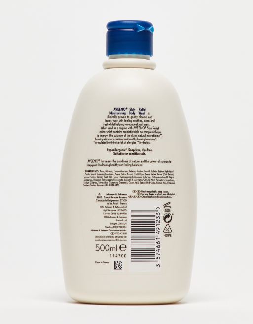Aveeno Skin Relief Moisturising Body Wash 500ml, 2 of 4