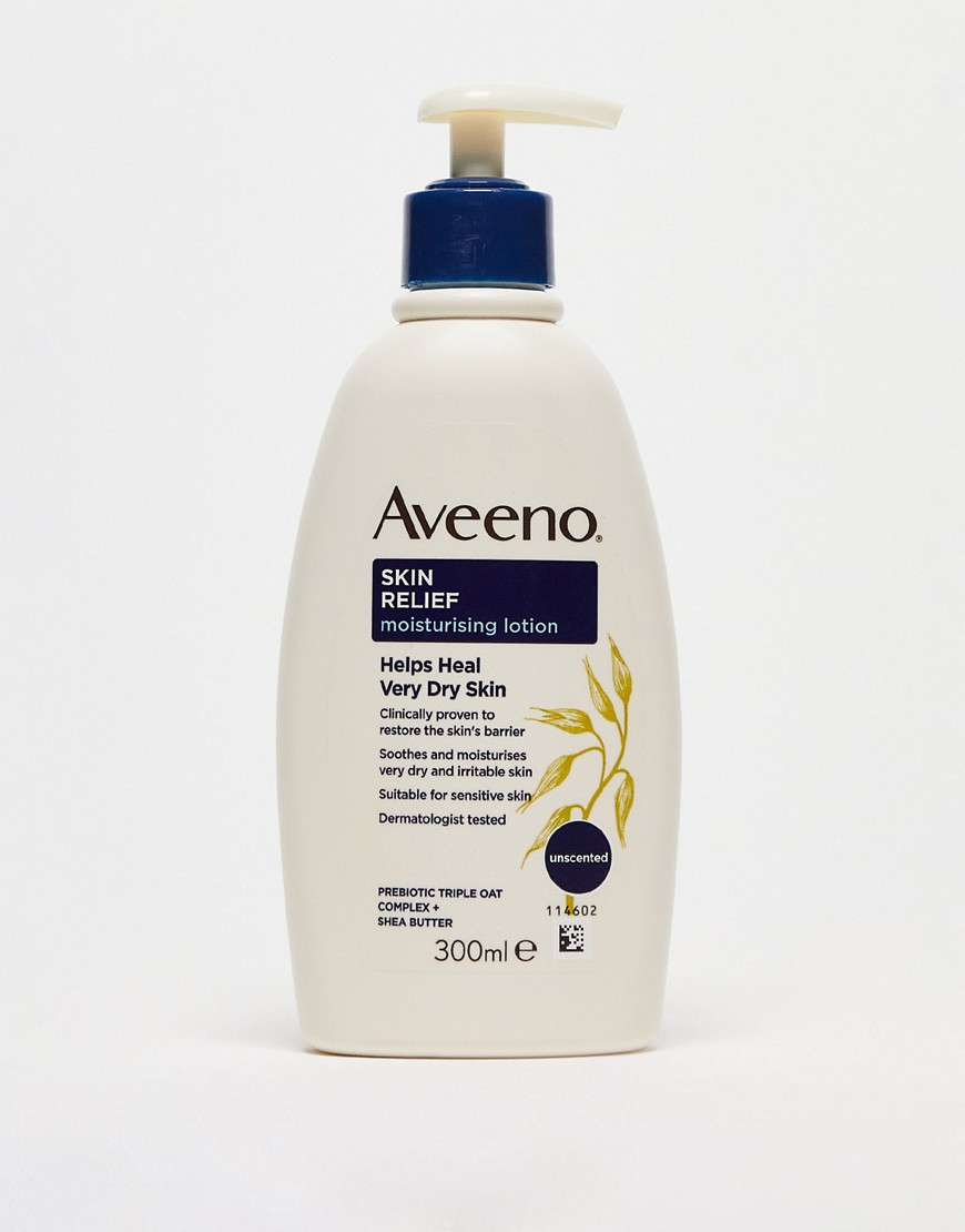 Aveeno Skin Relief Nourishing Lotion Shea Butter 300ml-No colour