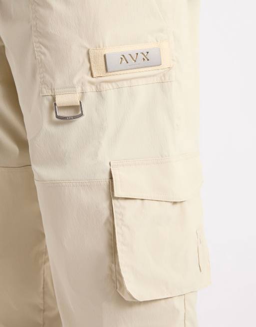 AVX Milner cargo pant in sand brown, 3 of 4