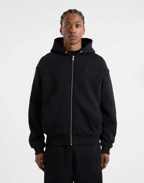 AVX Nova full zip hoodie in black - view 1