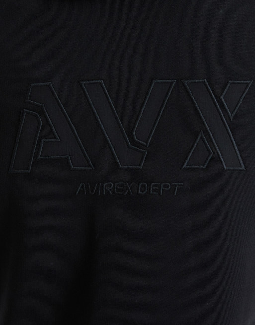 AVX Nova full zip hoodie in black, 5 of 6