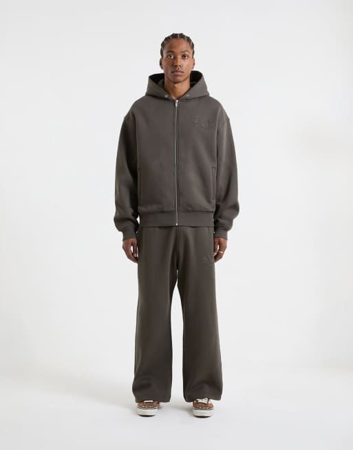 AVX Nova full zip hoodie in chocolate brown, 6 of 6