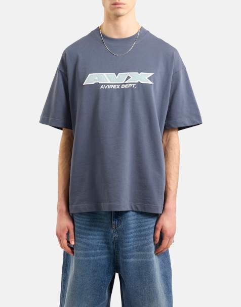 AVX Squadron short sleeve t-shirt in slate blue - view 1
