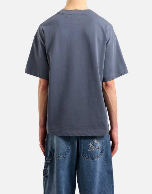 AVX Squadron short sleeve t-shirt in slate blue | ASOS