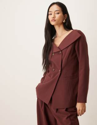 Blazer d'ensemble à col ouvert - Porto-Rouge 40