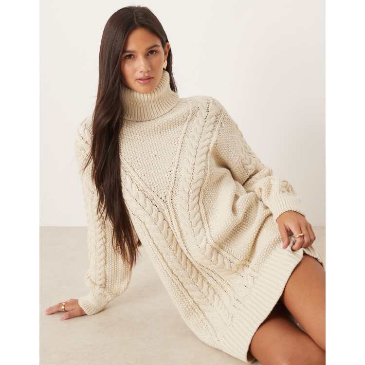 oversized jumper dress uk Beautifully Bright Knitted Jumper Dress | Womenswear