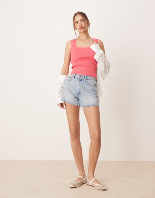 AWARE – Geripptes Tanktop in Rosérosa, 2 von 4