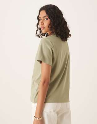 Aware Heavyweight Boxy T-shirt In Green