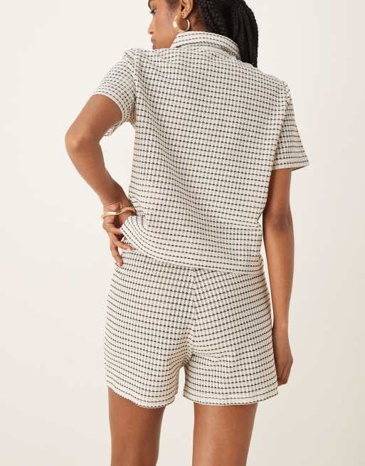 AWARE knit relaxed shorts in monochrome - part of a set, 3 of 5