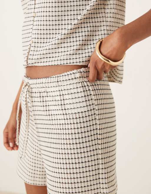 AWARE knit relaxed shorts in monochrome - part of a set, 4 of 5