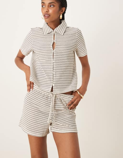 AWARE knit relaxed shorts in monochrome - part of a set, 5 of 5