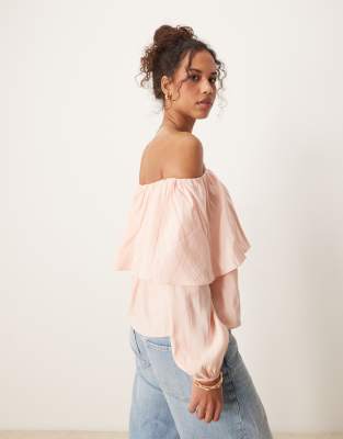 Aware Off Shoulder Statement Top