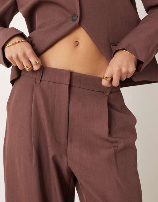 AWARE - Pantalon d'ensemble ajusté coupe ample - Terracotta, 3 de 5