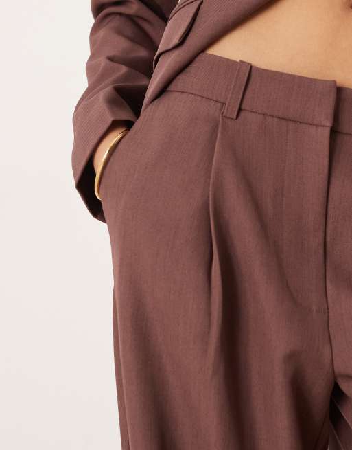 AWARE - Pantalon d'ensemble ajusté coupe ample - Terracotta, 5 de 5