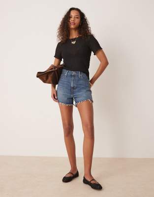 Aware Textured Baby T-shirt In Black