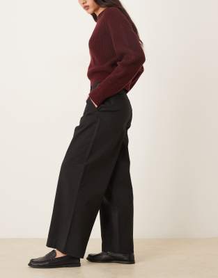 Aware Wide Leg Cropped Work Pants In Multi