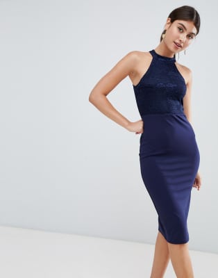 AX Paris 2-in-1 dress-Navy