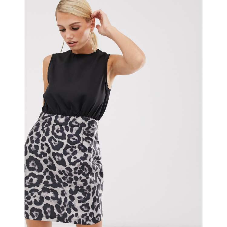 Ax paris 2 in 1 leopard print clearance dress