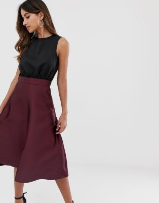 ax paris 2 in 1 midi dress