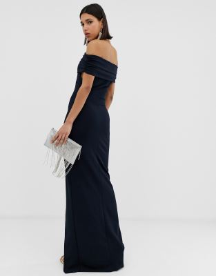 ax paris bardot maxi dress