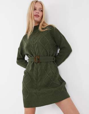 khaki jumper dress