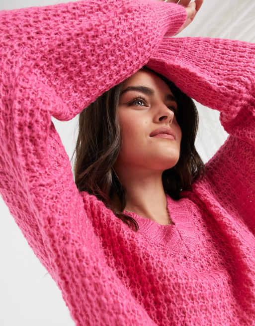 Chenille 2025 sweater pink