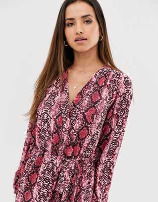 ax paris snake print dress