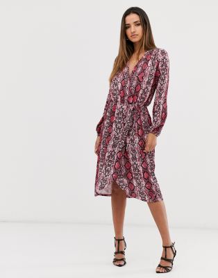 ax paris snakeskin dress
