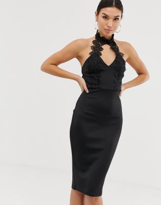 AX Paris cut out detail midi dress-Black - AX Paris online sale ...