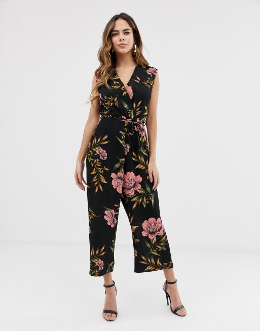 AX Paris floral jumpsuit | ASOS