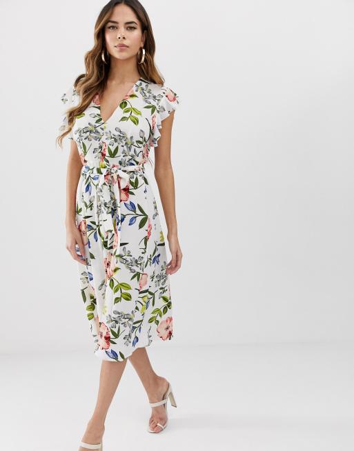 AX Paris floral midi dress | ASOS