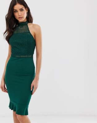 ax paris green dress