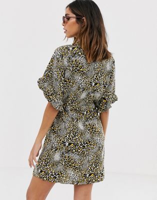 leopard print dress ax paris