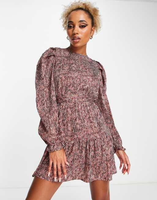 Ax paris long sleeve mini outlet dress