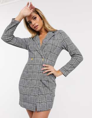 longline blazer dress