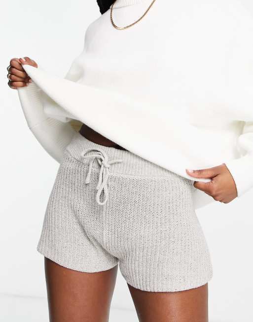 Grey loungewear shorts new arrivals