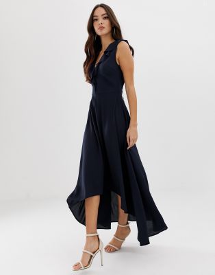ax paris navy maxi dress